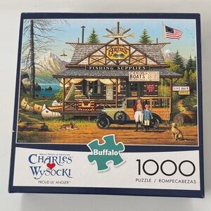 Buffalo David Bitton Charles Wysocki Puzzle - 1000 Pieces - Sealed in box